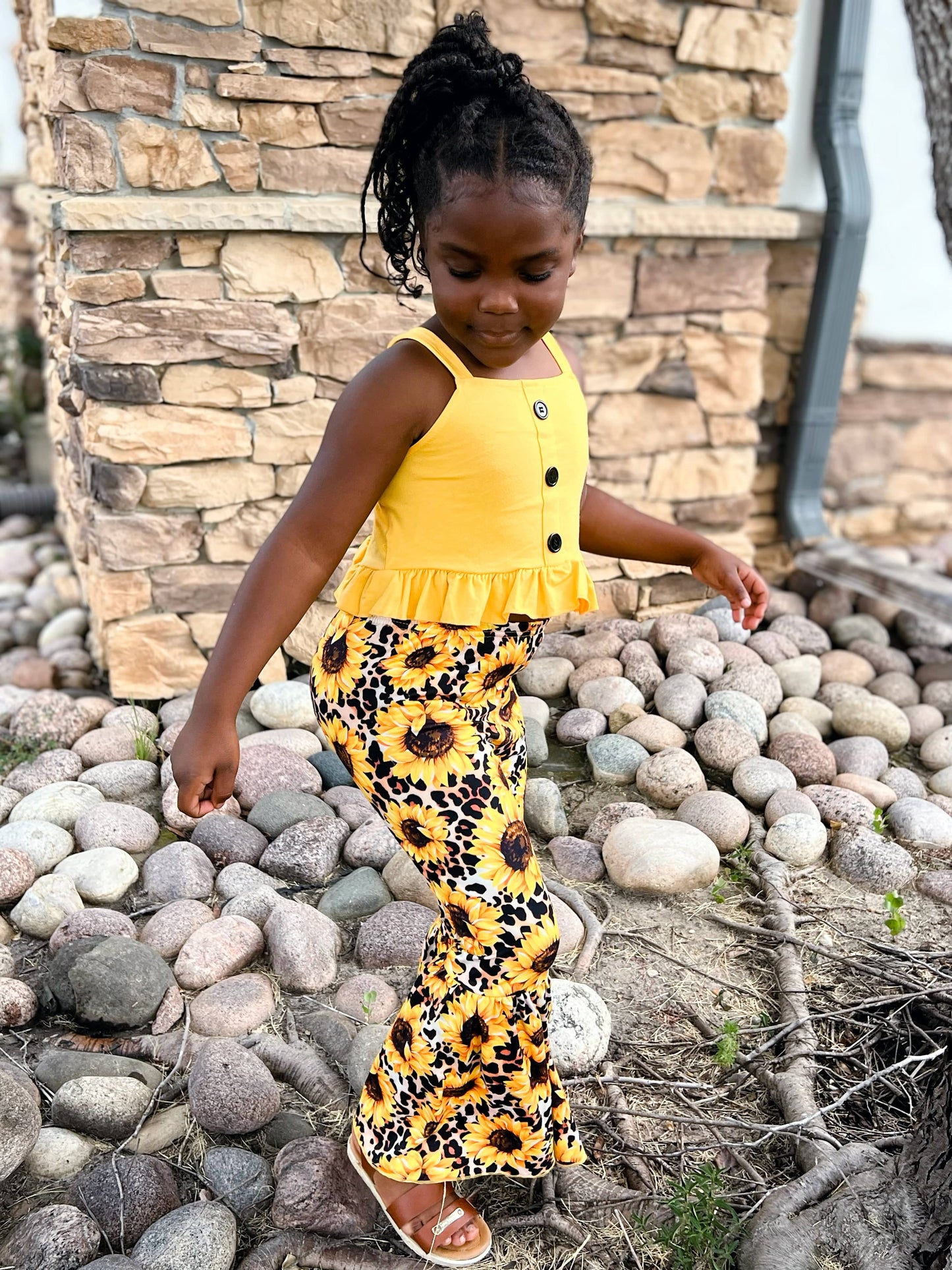 Sassy Sunflower and Leopard Set