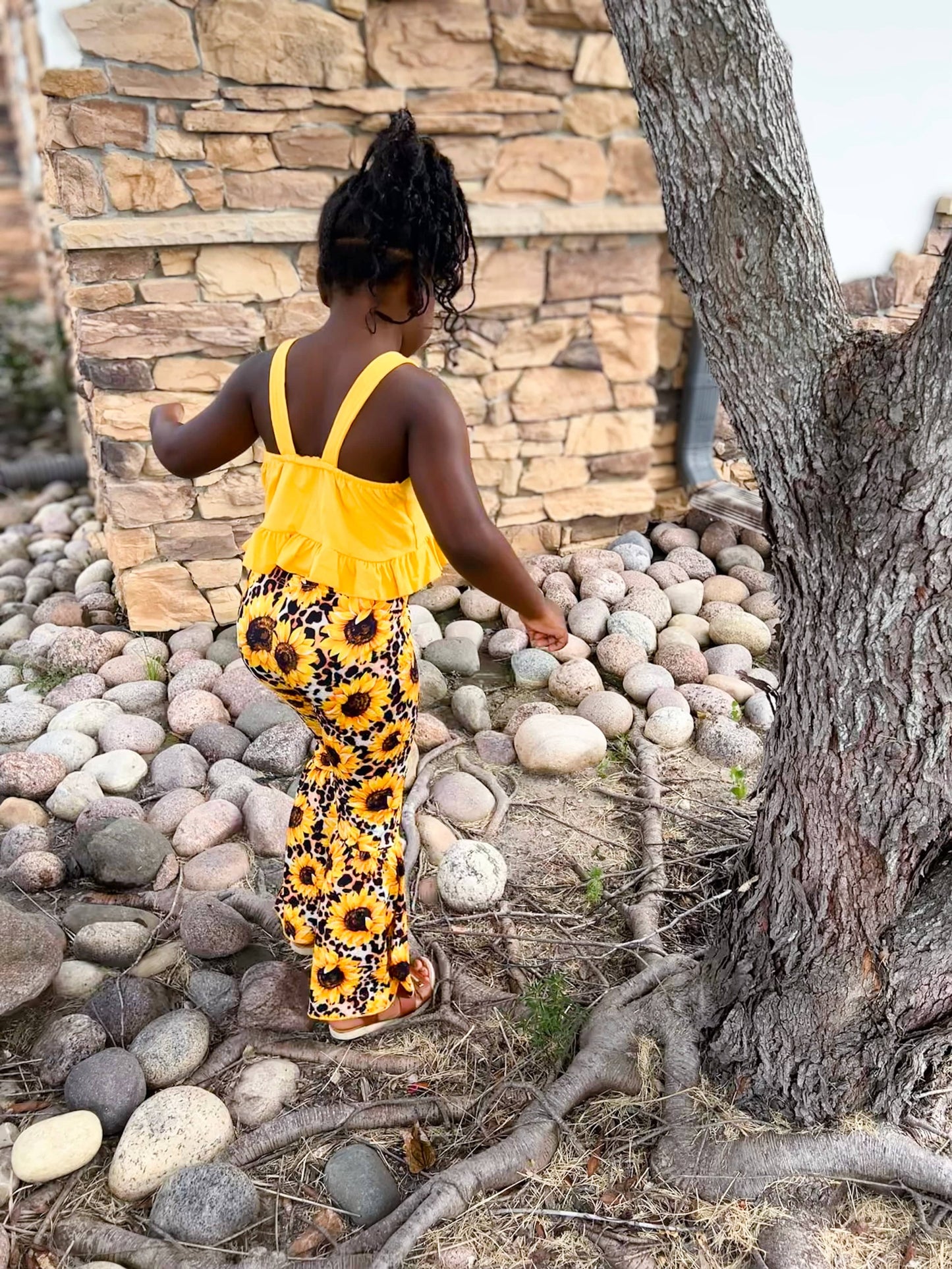 Sassy Sunflower and Leopard Set