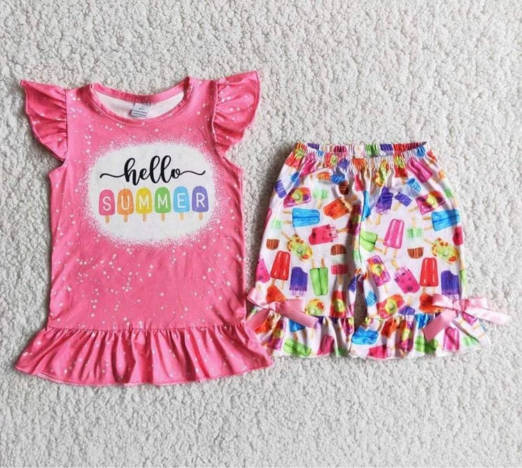 Hello Summer Popsicle Set