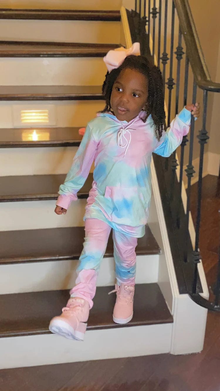 Tie-dye Pants Set