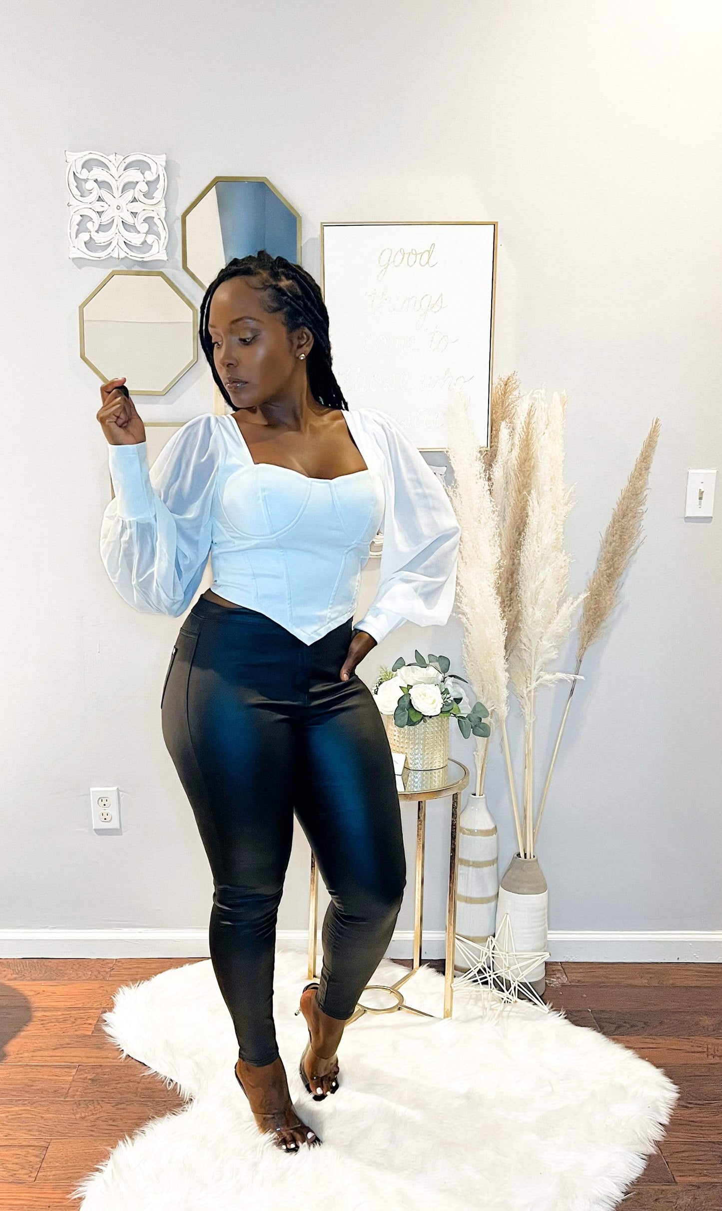 Black High Waist Jeggings