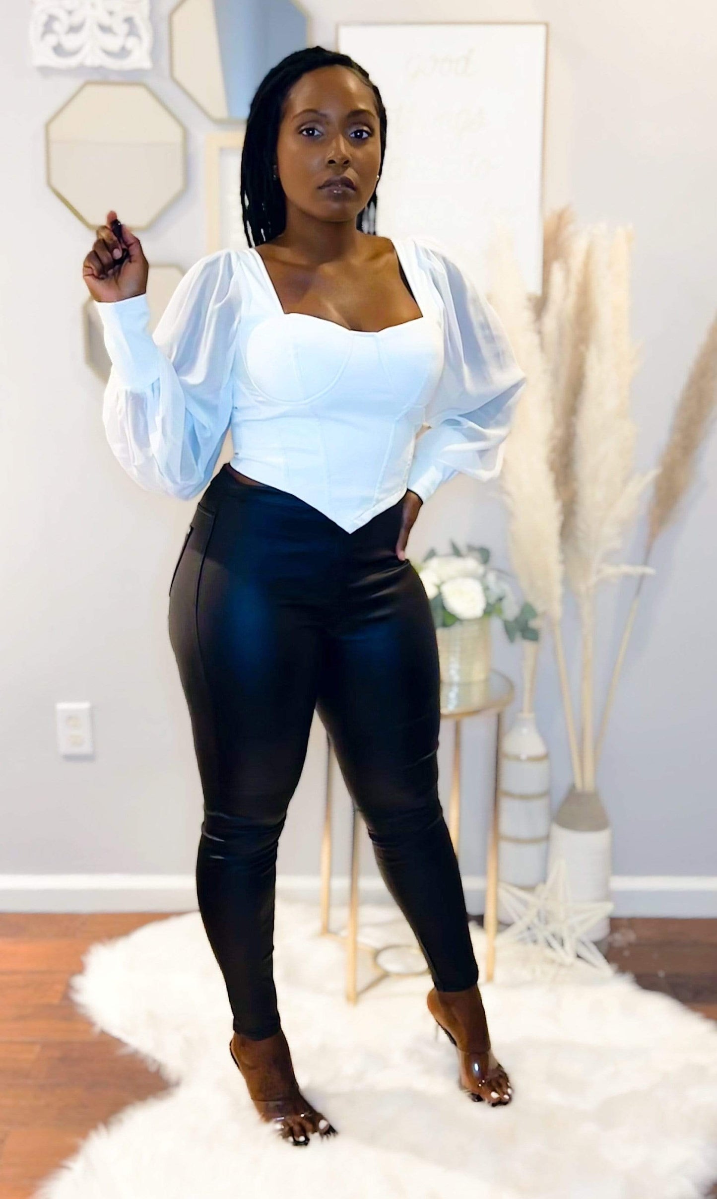 Black High Waist Jeggings