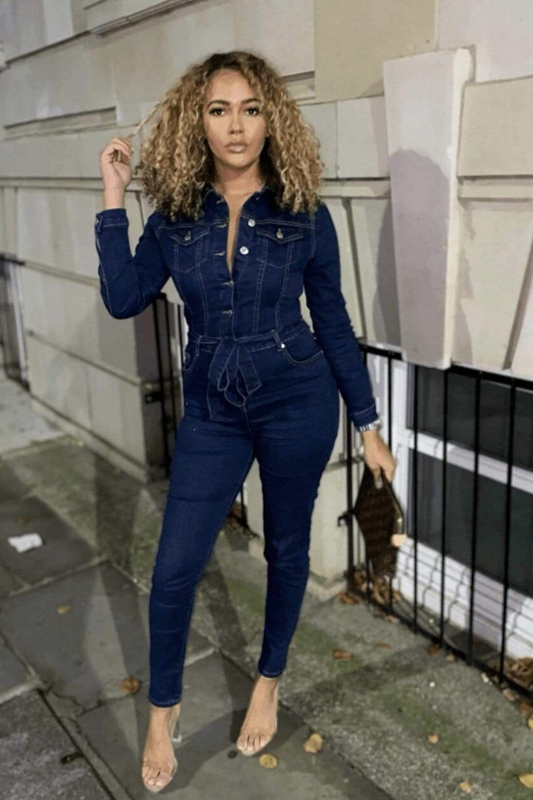 Indigo Denim Jumpsuit