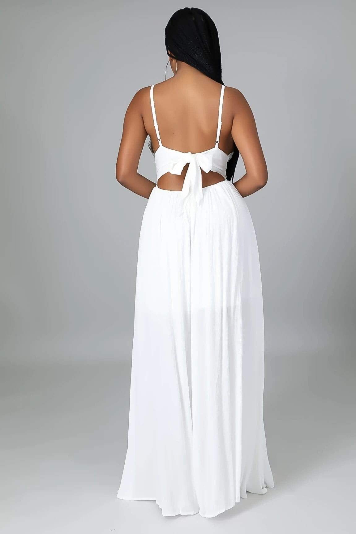 Marsha White Maxi Dress