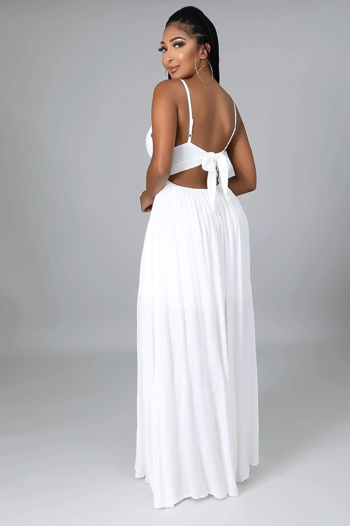Marsha White Maxi Dress
