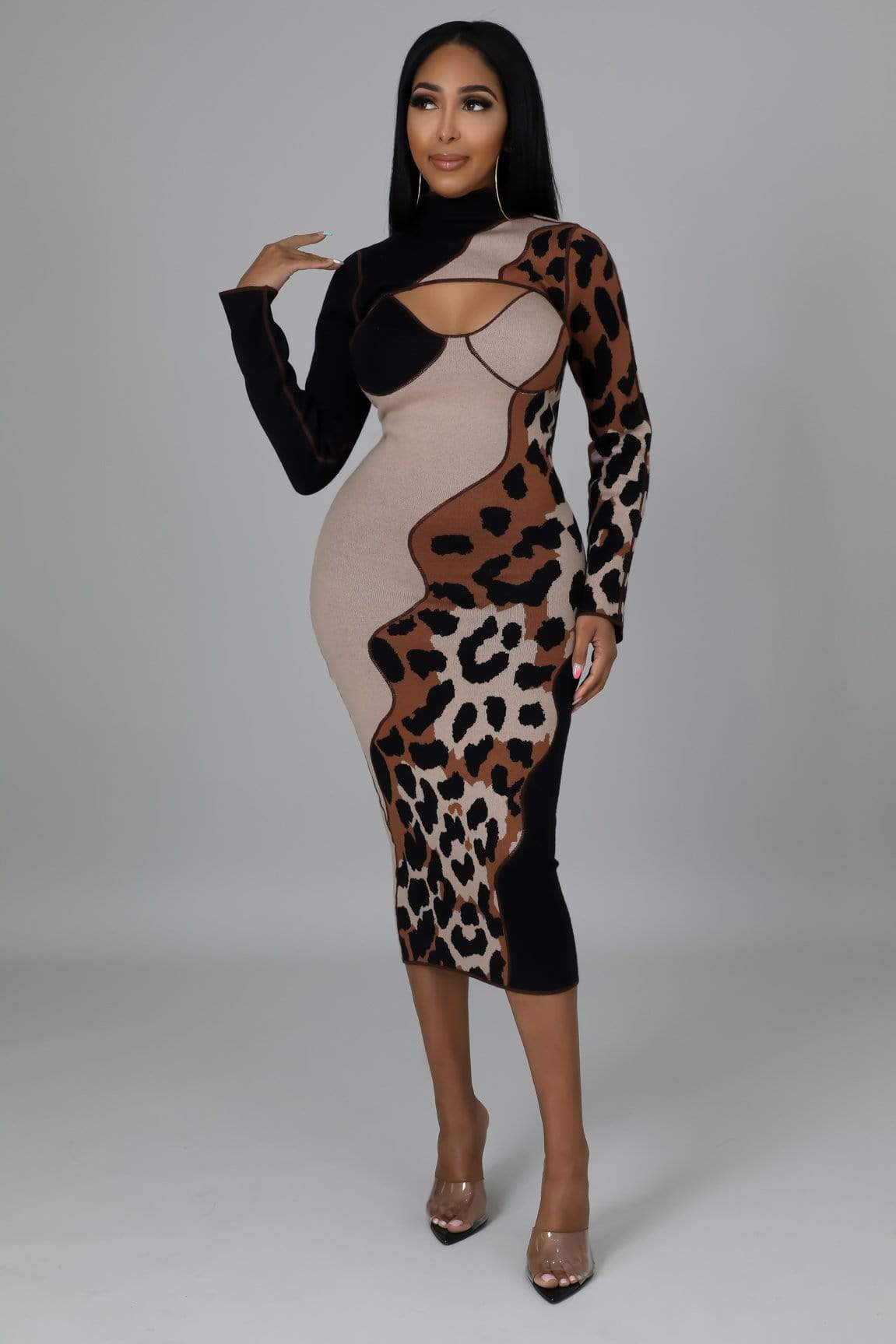 Rich Auntie Vibes Dress Set