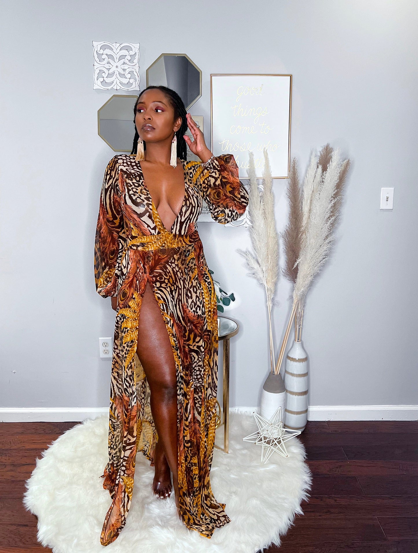 Lady Leopard Dress