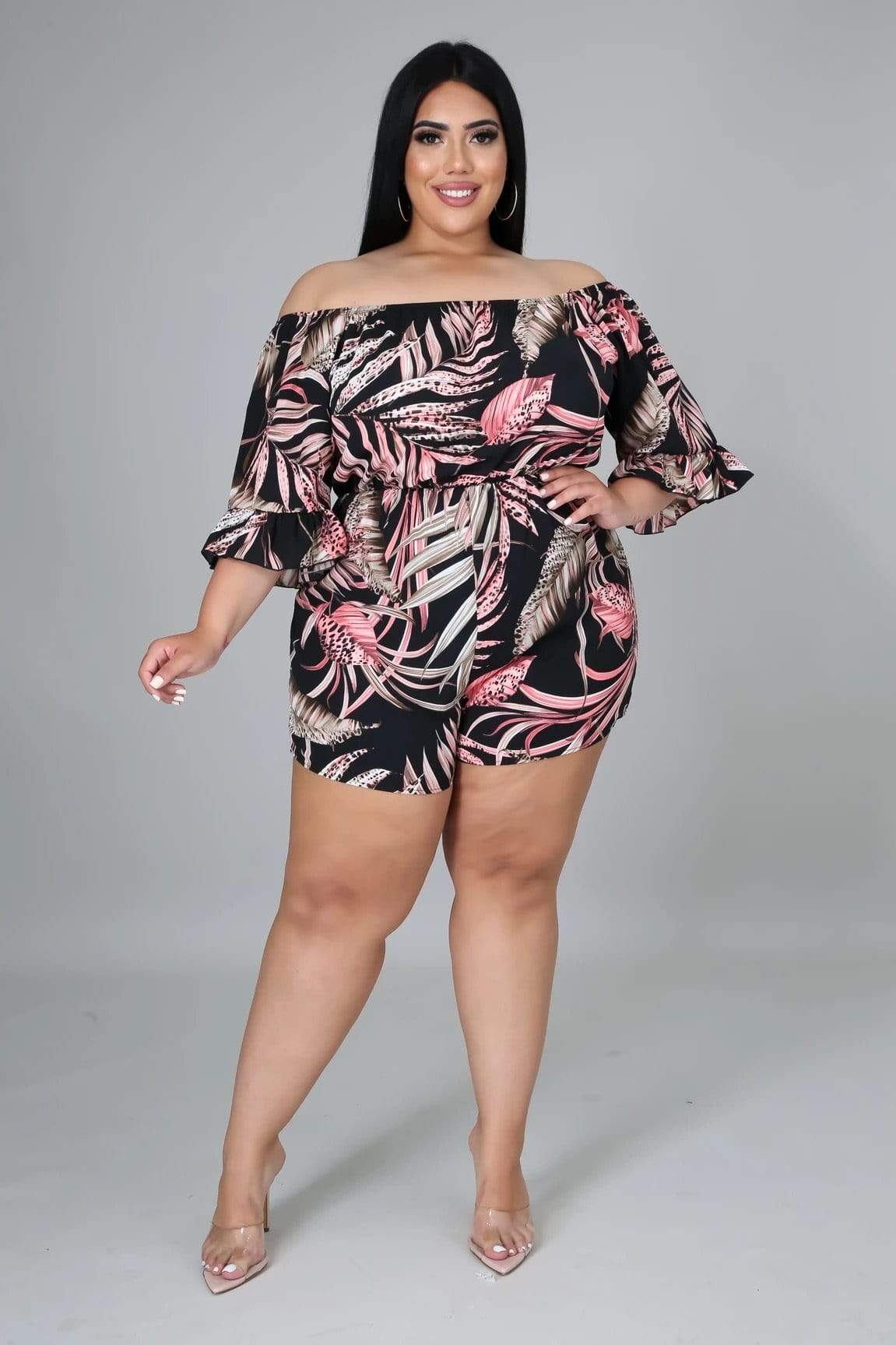 Morning Kisses Plus Size Romper