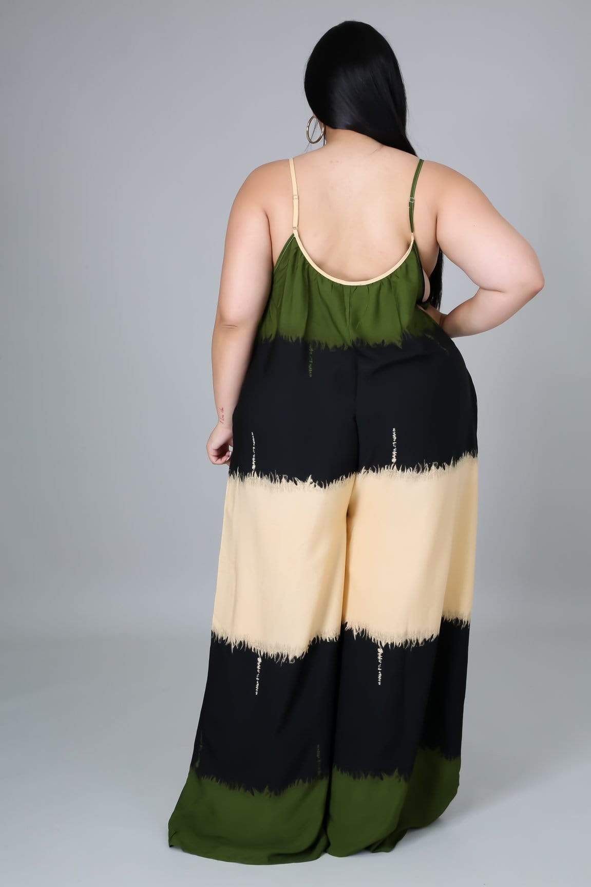 Plus Oliza Olive Jumpsuit