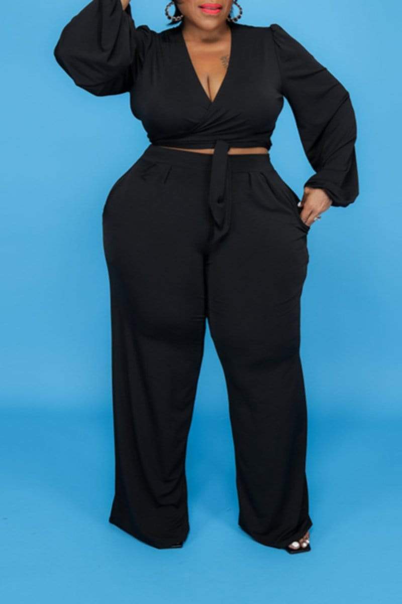 Black Weekend Outings Pants Set