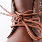 Brown lace up bootie