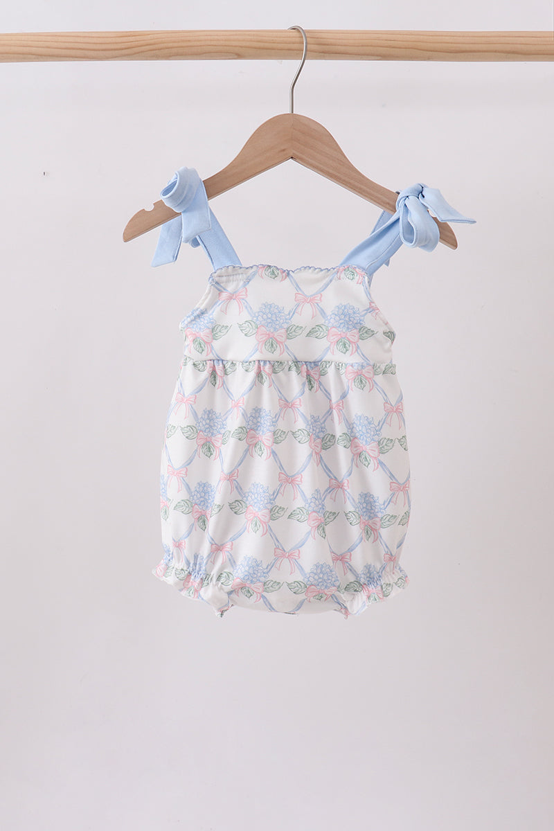 Blue Floral Bubble