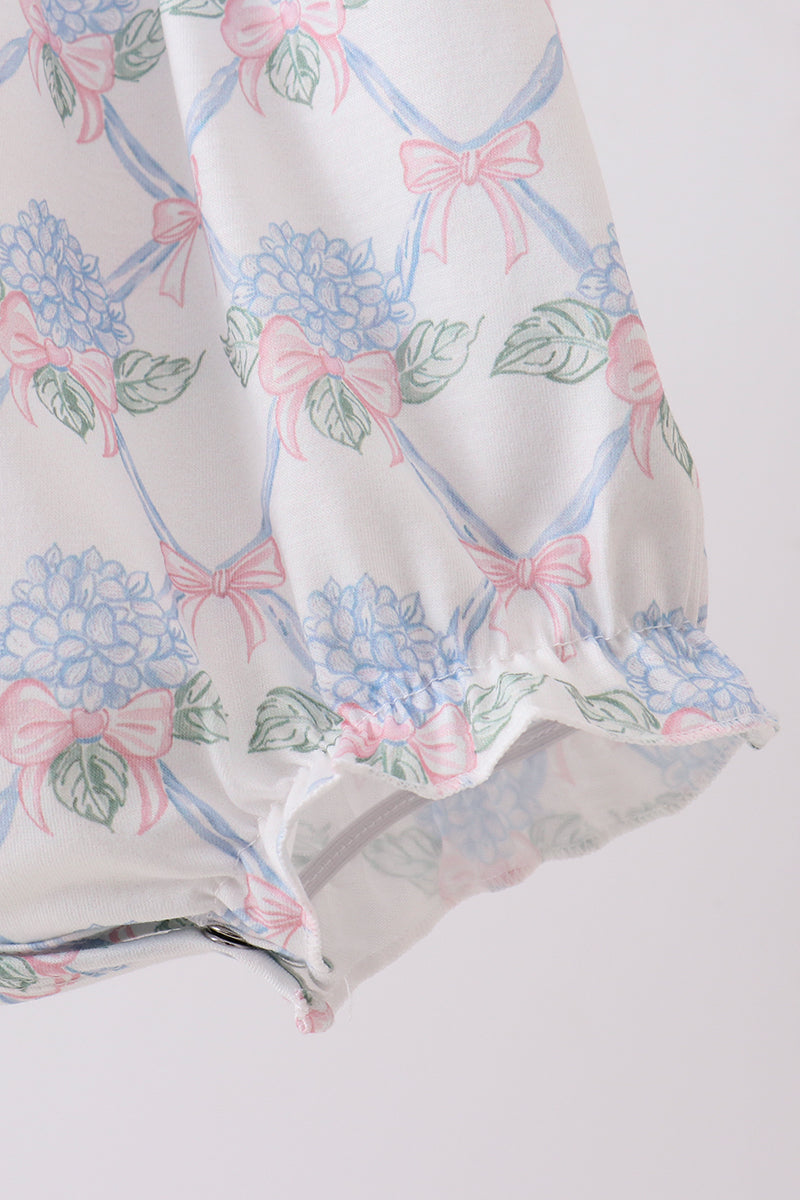 Blue Floral Bubble