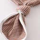 Chocolate stripe 2pc baby gown