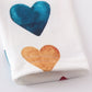 Multicolored heart print valentine's day dress