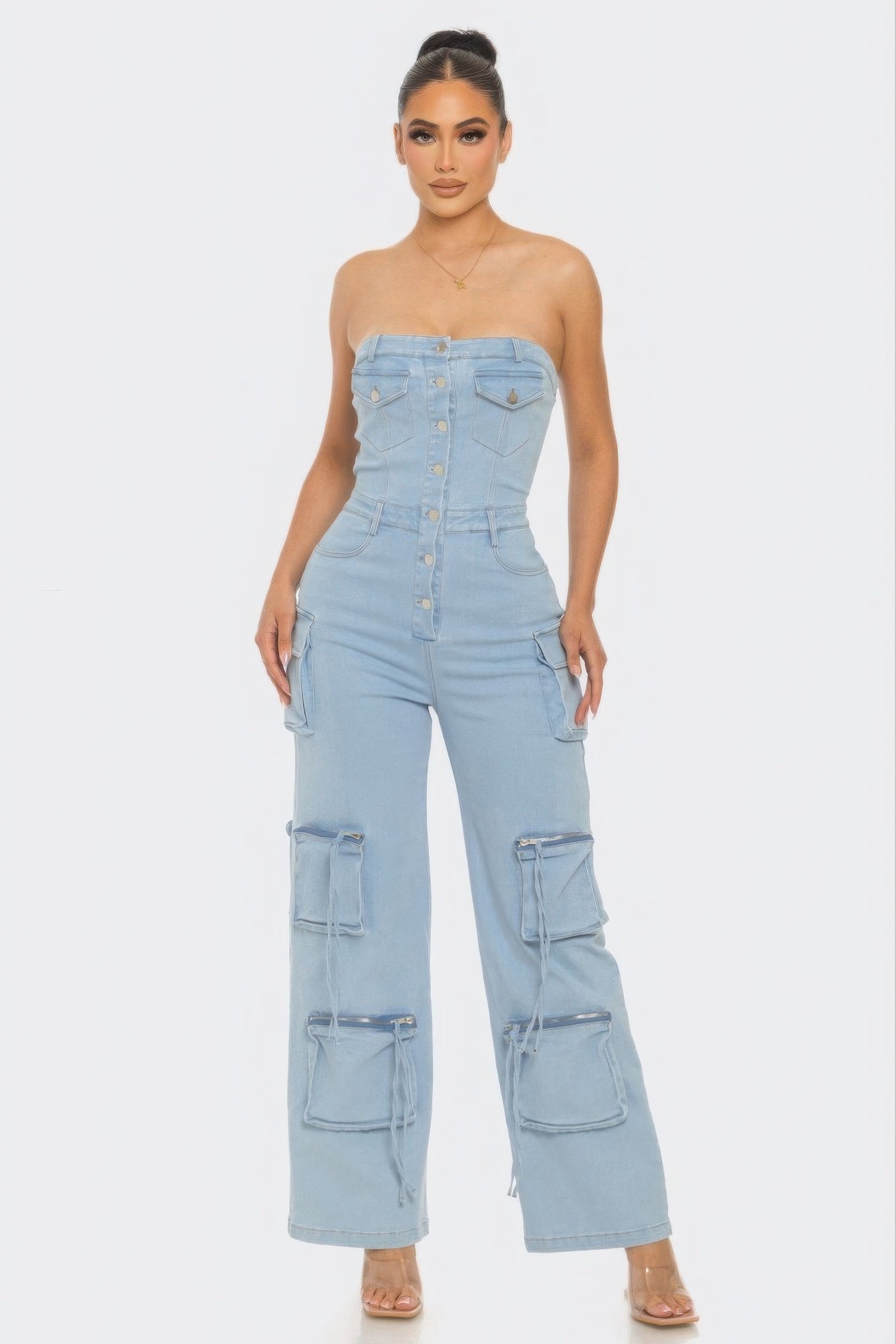 Blue Bliss Denim Jumpsuit