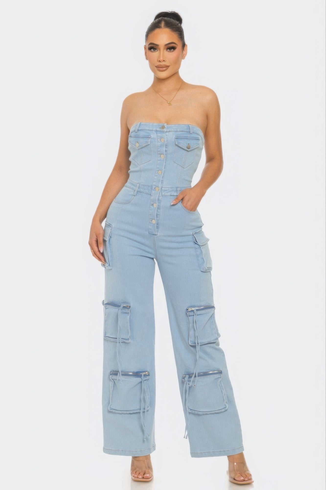 Blue Bliss Denim Jumpsuit