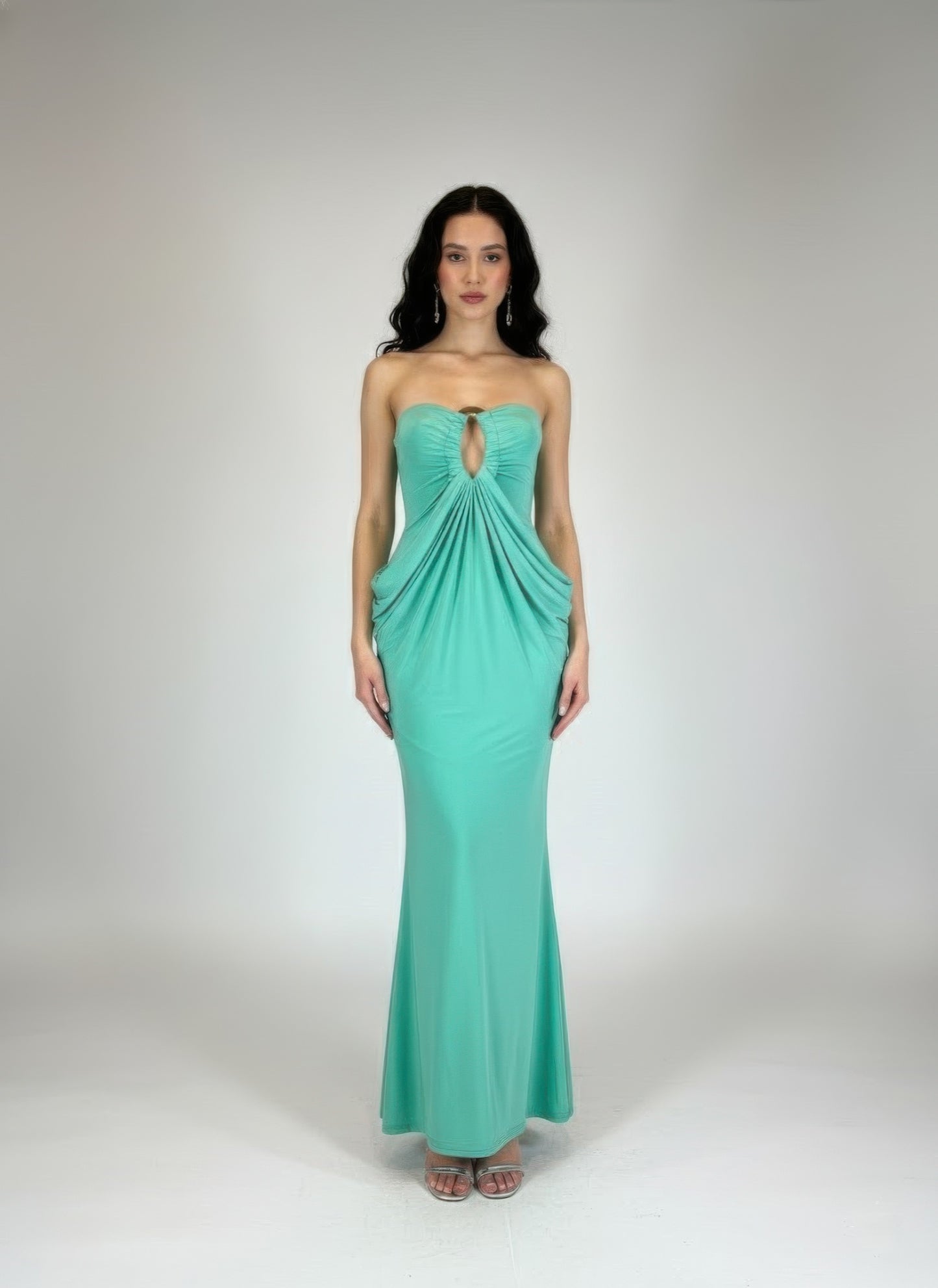 Glamour With Modern Construction Maxi Dress