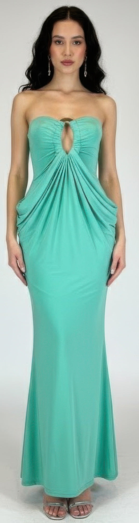 Glamour With Modern Construction Maxi Dress