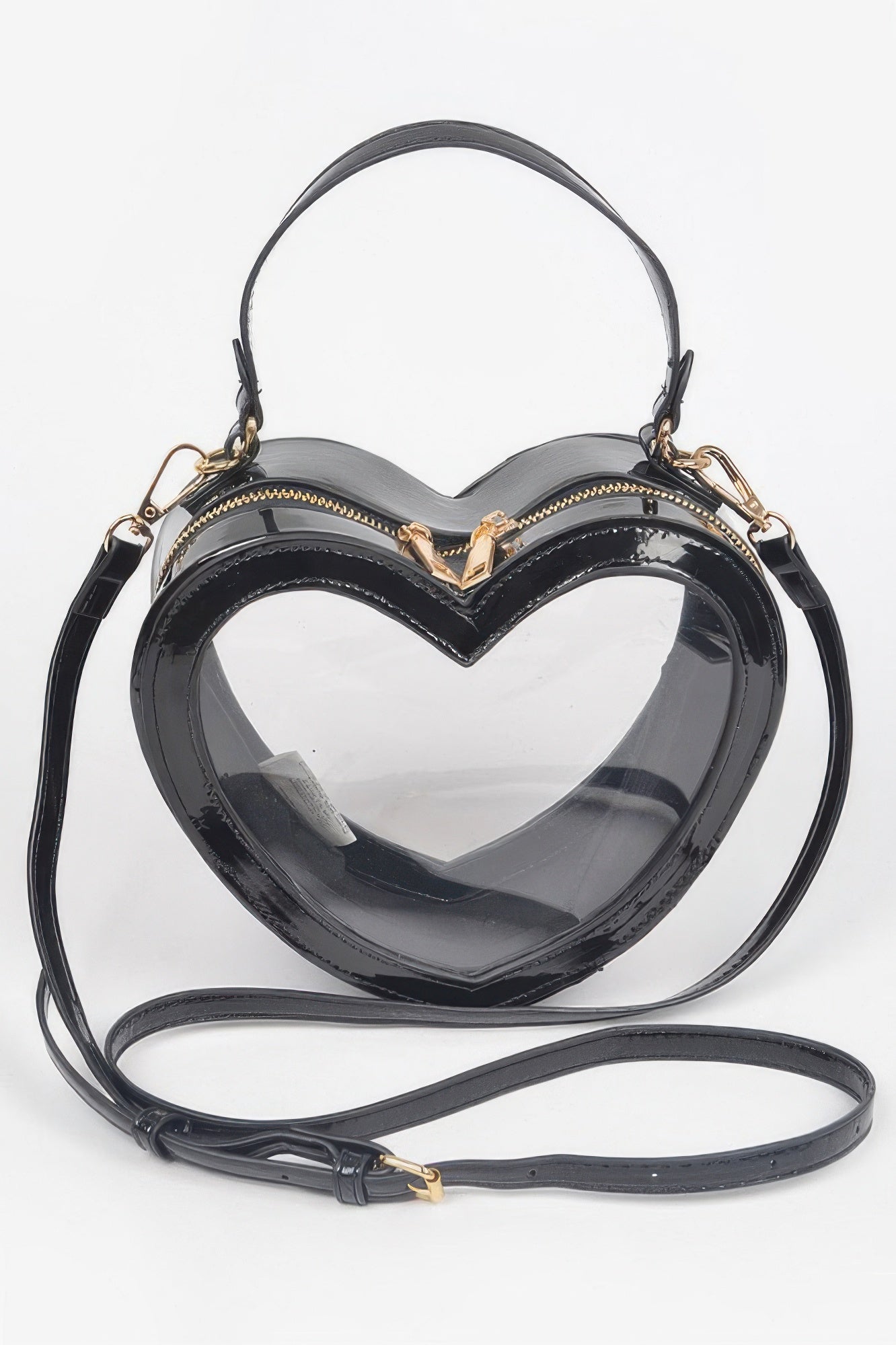 Heart Shape Transparent Crossbody Bag