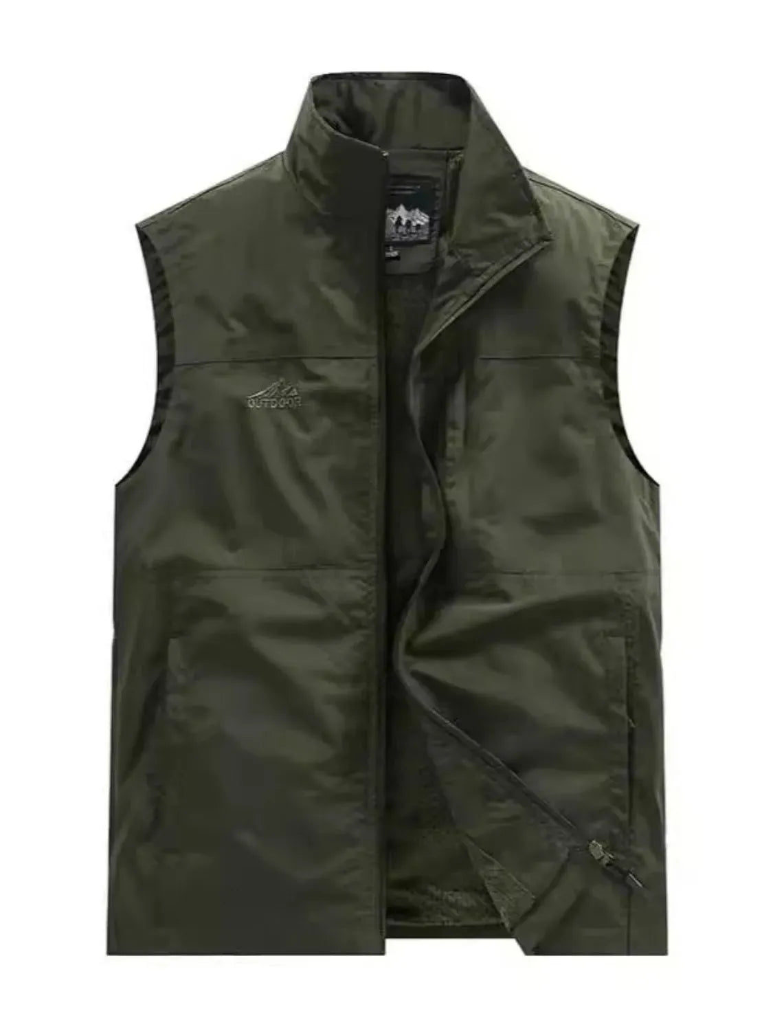 Men's Plus Size Zip Up Vest