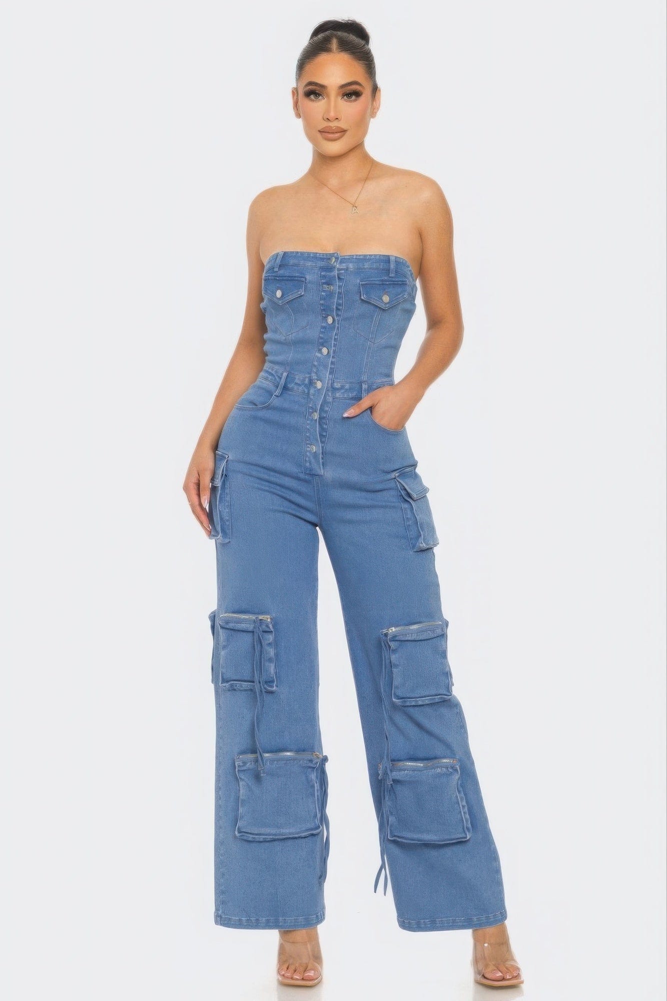 Blue Bliss Denim Jumpsuit