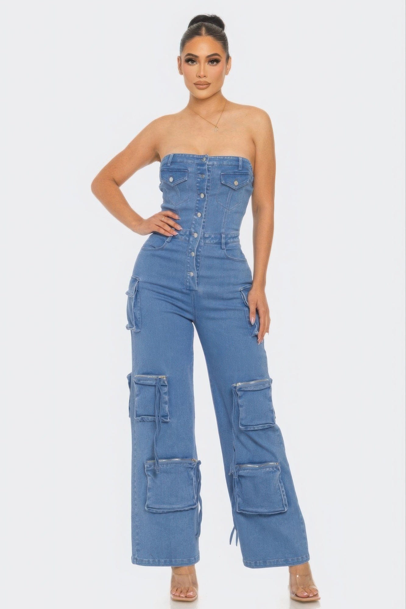 Blue Bliss Denim Jumpsuit