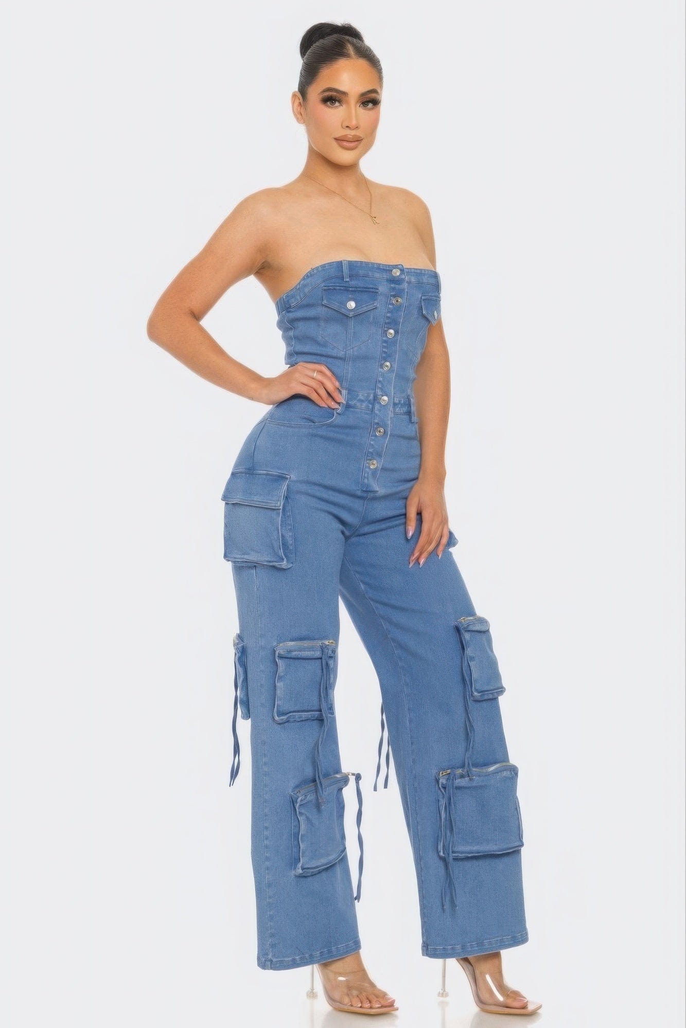 Blue Bliss Denim Jumpsuit