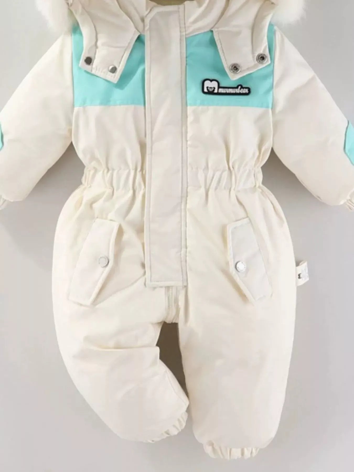 Children's Faux Fur Hood One-Piece