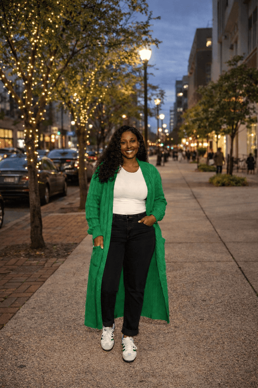 Green Cardigan