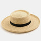 Fame Wide Brim Straw Weave Hat