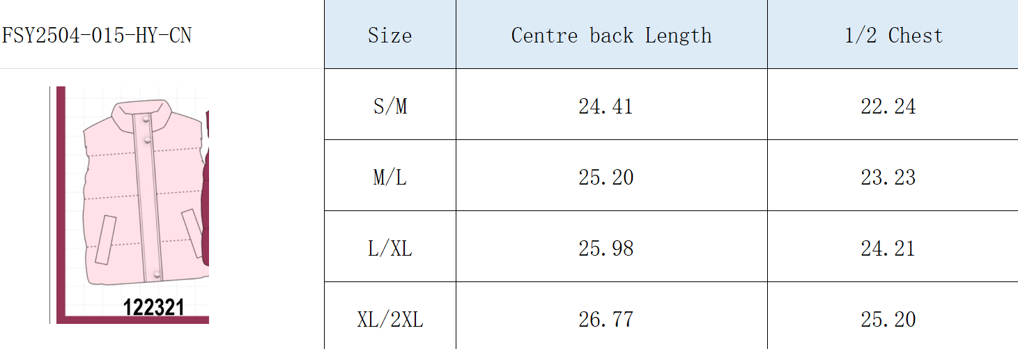 Pink mom&me puffer vest