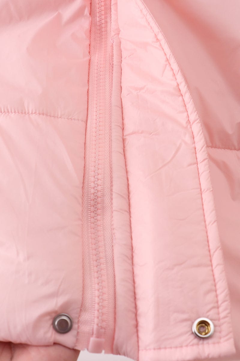 Pink mom&me puffer vest