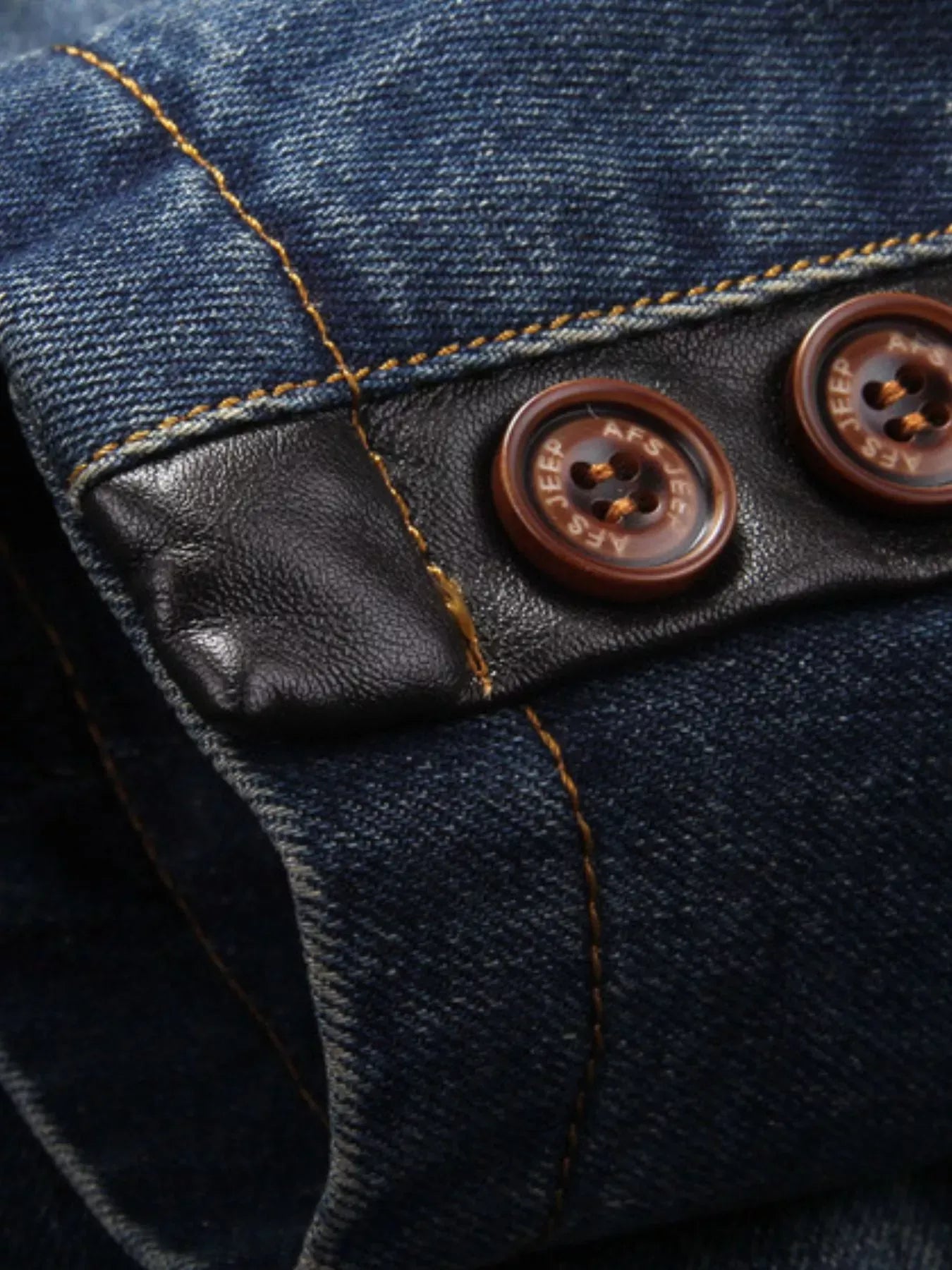 Men’s Plus Size Classic Denim Blazer