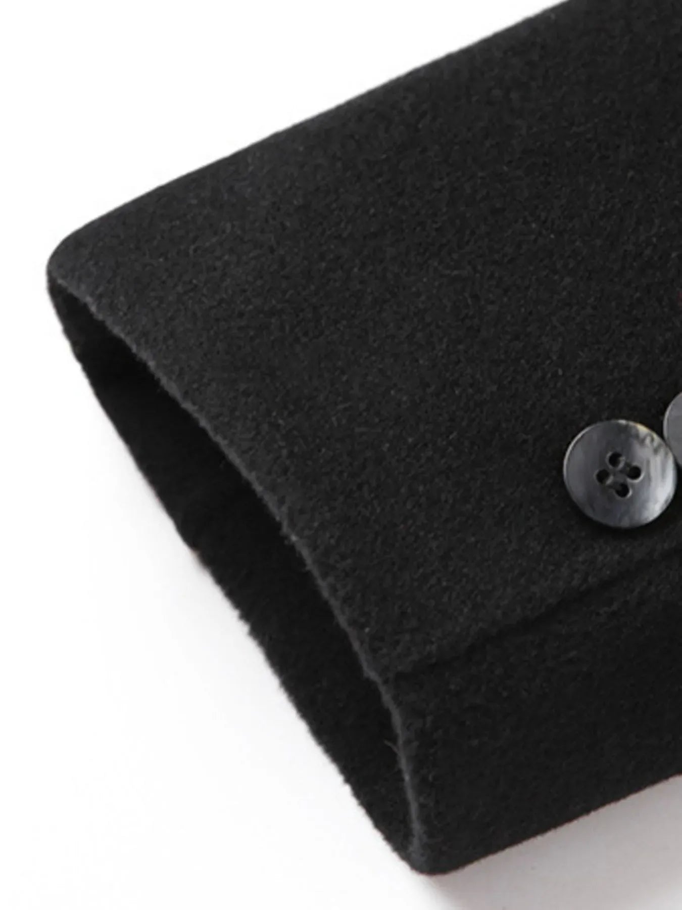 Men’s Plus Size Wool Blend Longline Coat