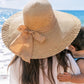 Scallop Edge Bow Accent Sunhat