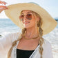 Scallop Edge Bow Accent Sunhat