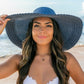 Scallop Edge Bow Accent Sunhat