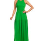 Backless Sexy Maxi Dress in green