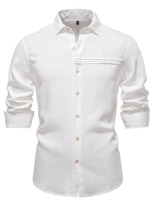 Men's Button Down Collared Neck Shirt