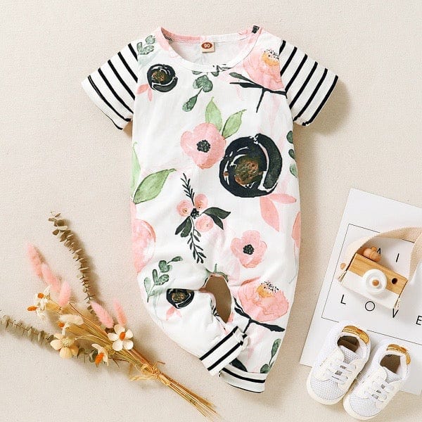 Floral Baby Girl Jumpsuit