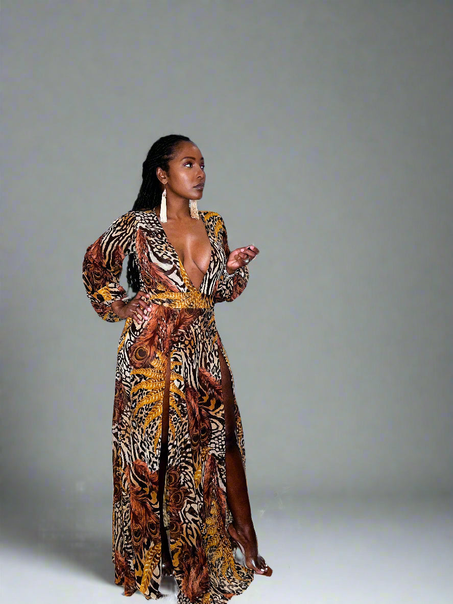 Lady Leopard Dress
